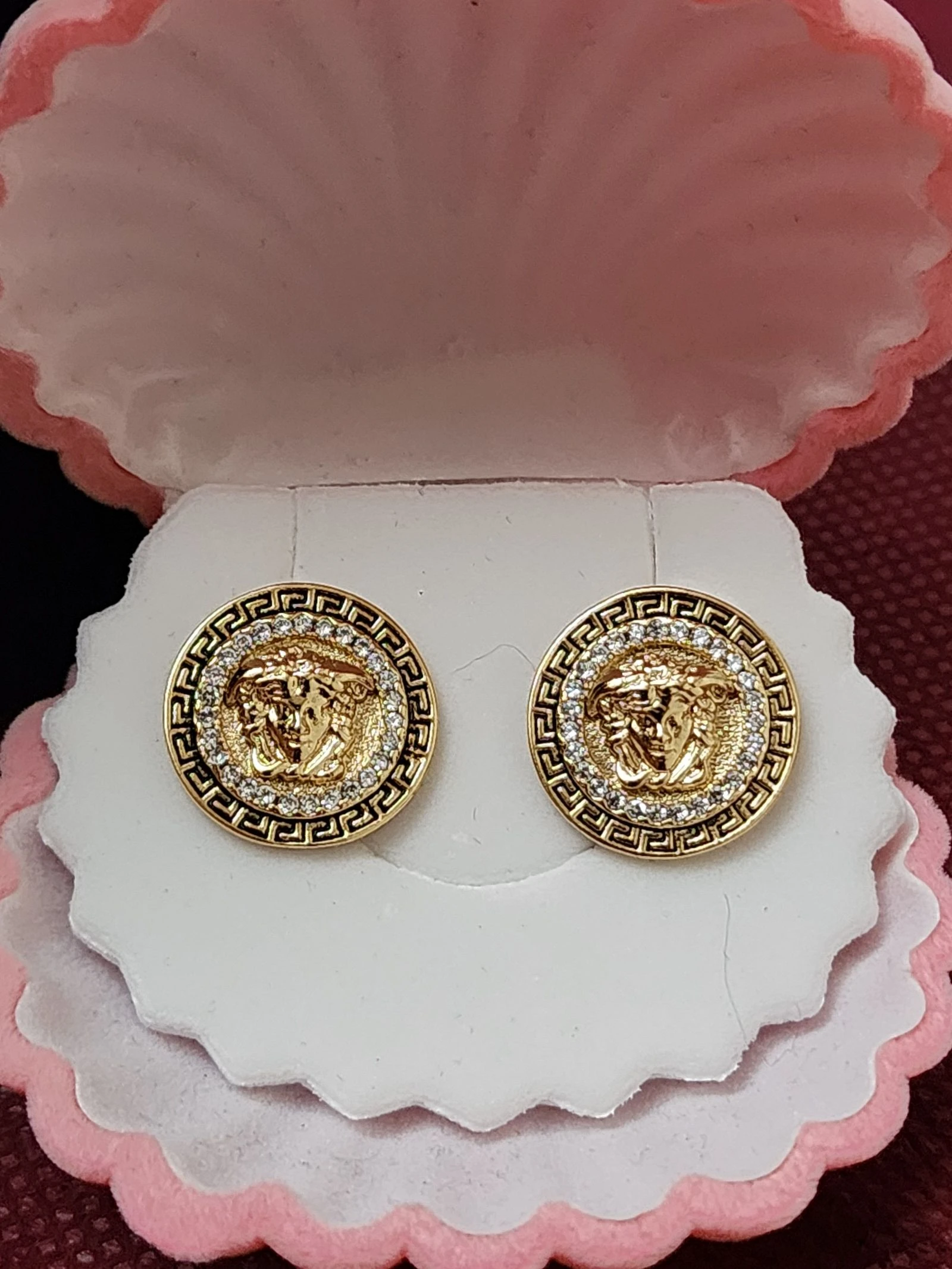 Boucles d'oreilles bain or couleur 14k – photo 3